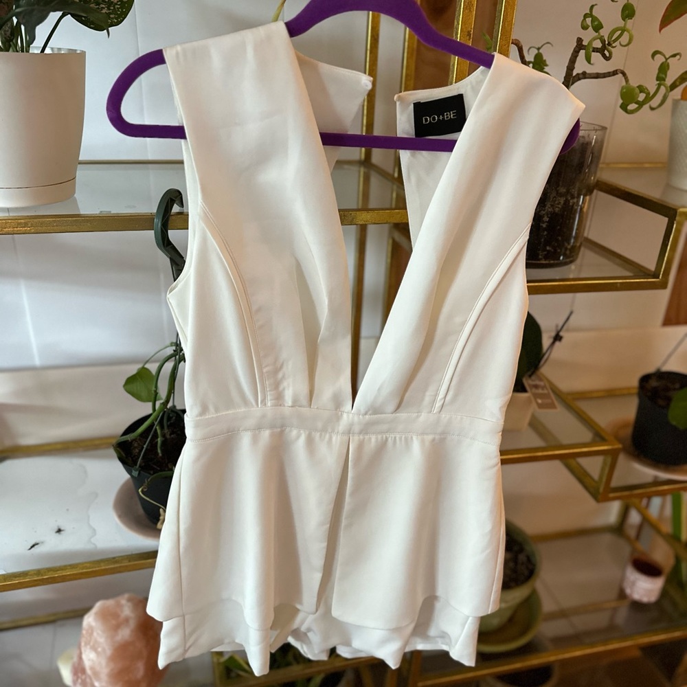 Elegant white romper